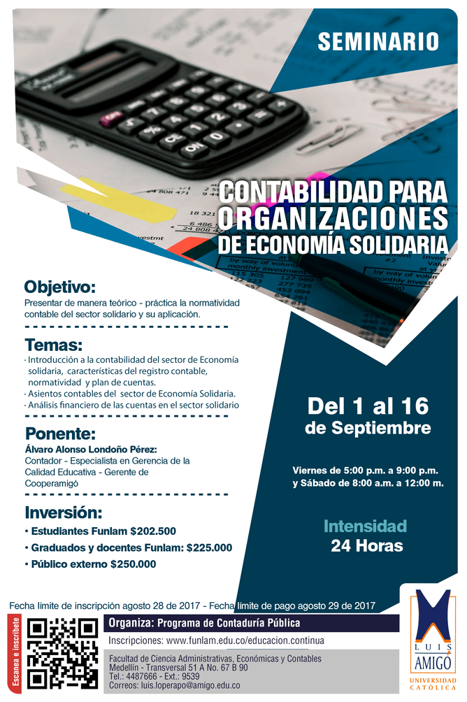 Seminario Contabilidad para Organizaciones de Economía Solidaria