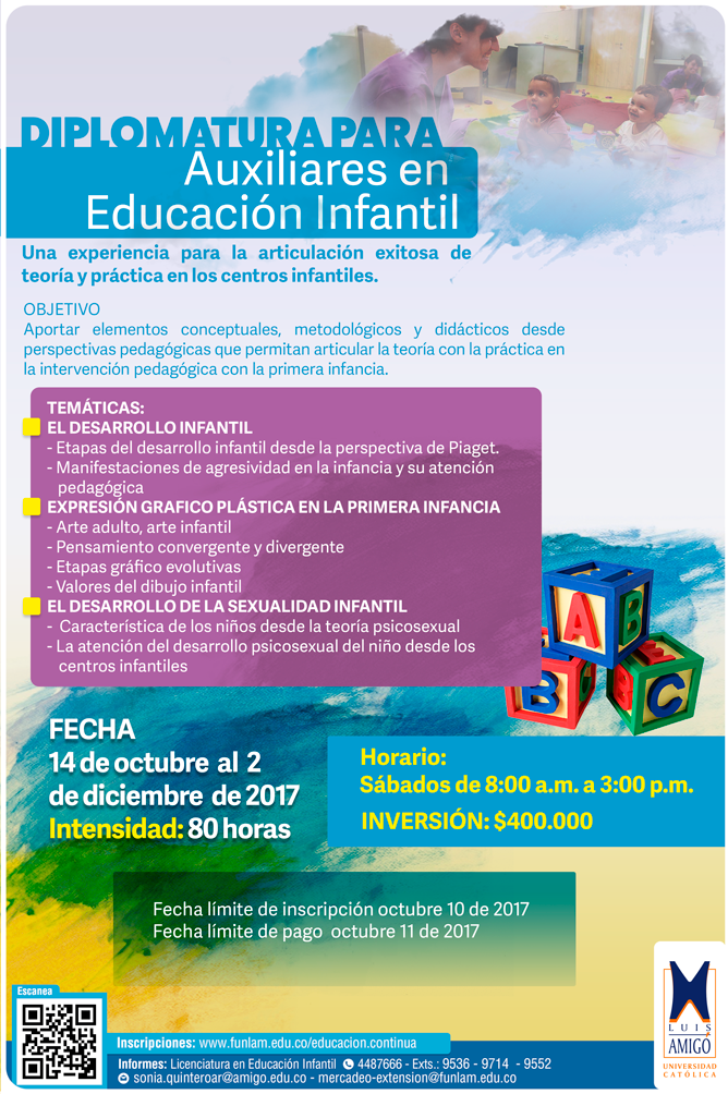 Diplomatura para Auxiliares en Educación Infantil