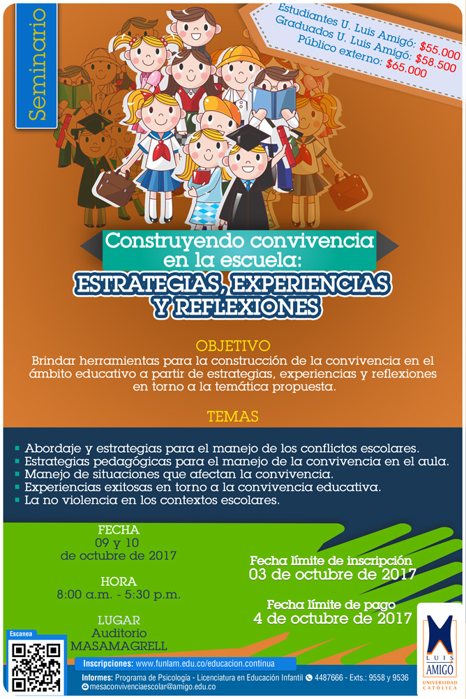 Seminario Construyendo Convivencia en la Escuela: Estrategias, Experiencias y Reflexiones