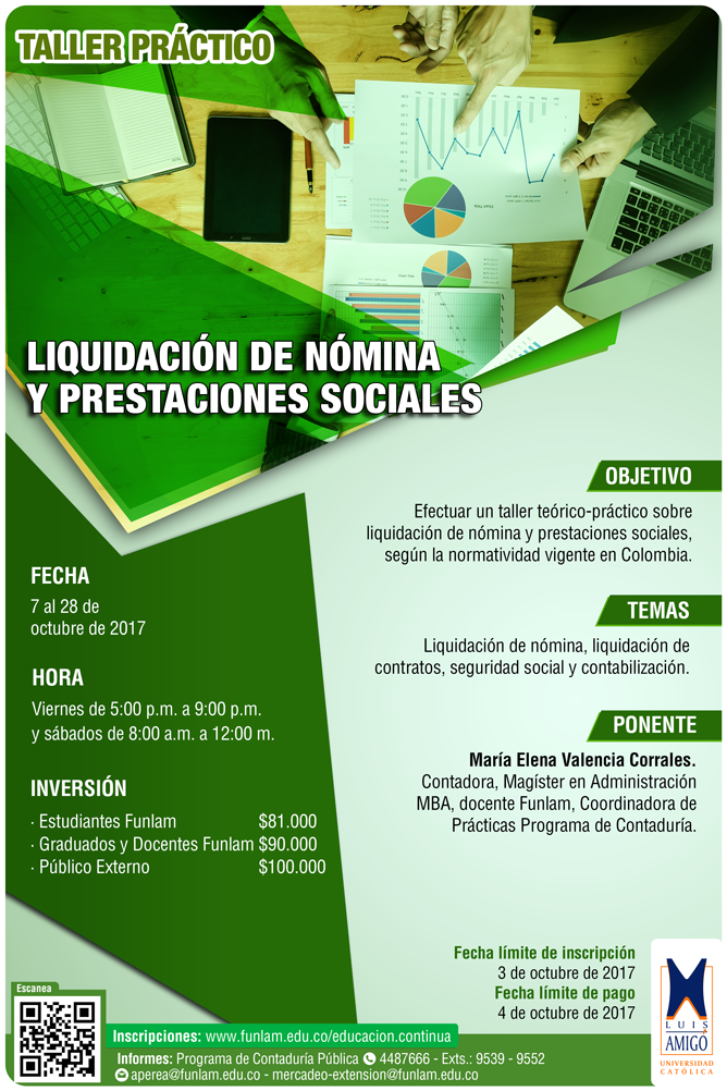 Taller Liquidación de nómina y prestaciones sociales