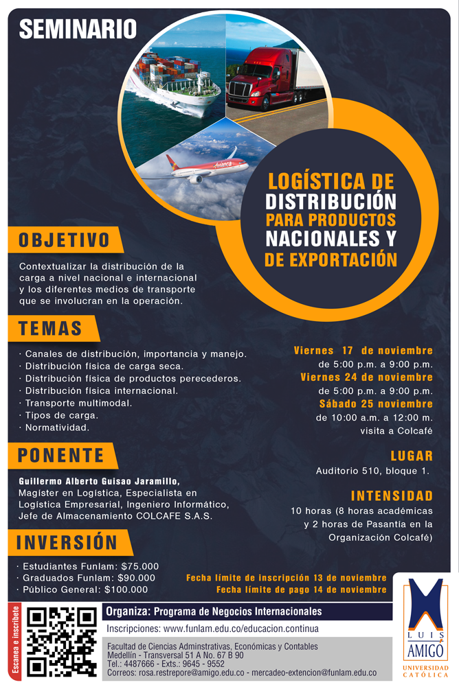 Seminario Logística de Distribucion para Productos Nacionales y de Exportación