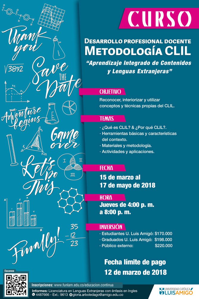 Curso Desarrollo profesional docente Metodología CLIL