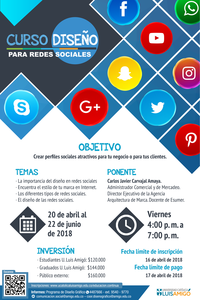 Curso diseño para redes sociales