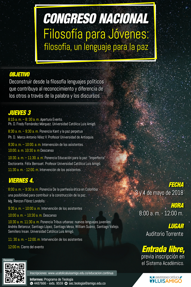 Congreso Nacional de Filosofía para Jóvenes: filosofía