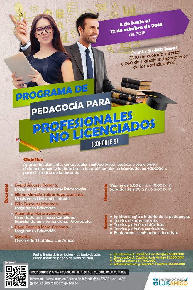 Programa de pedagogía para profesionales 