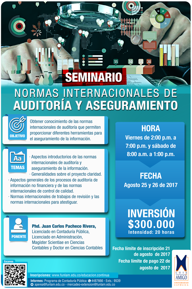 Seminario Normas internacionales de Auditoría y Aseguramiento