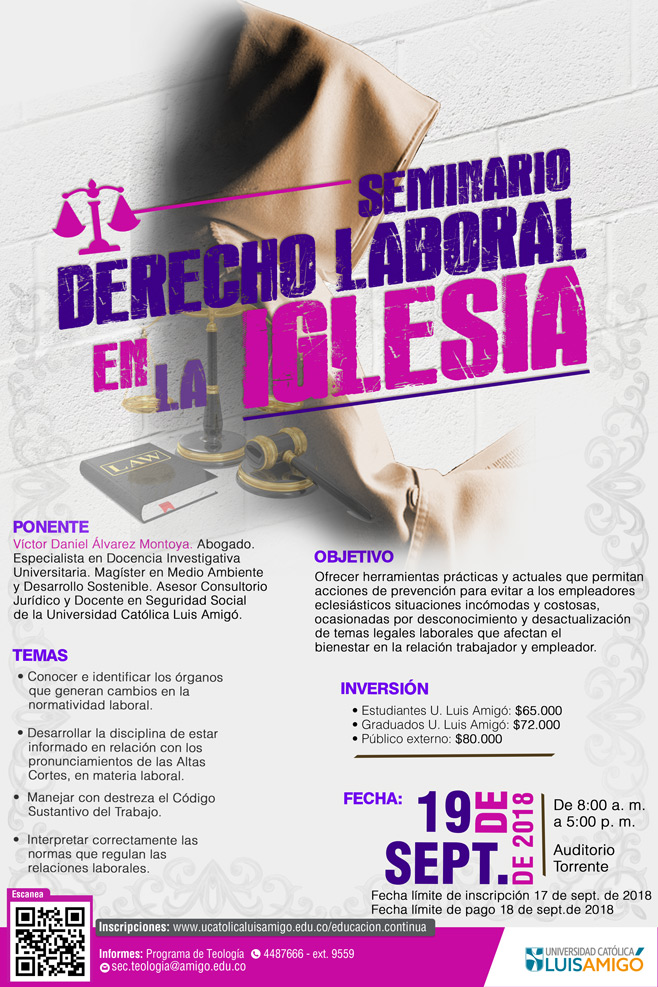 Seminario Derecho Laboral en la Iglesia