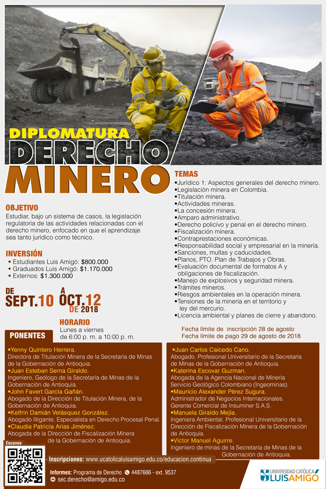 Diplomatura en Derecho Minero