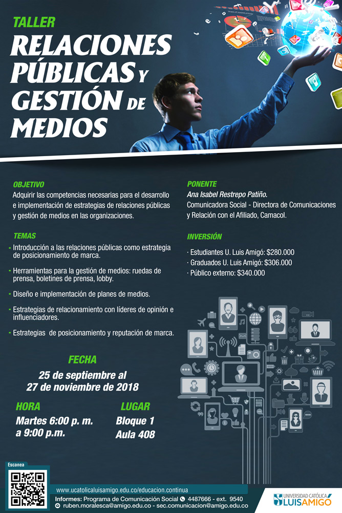 Taller de Relaciones públicas y gestión de medios