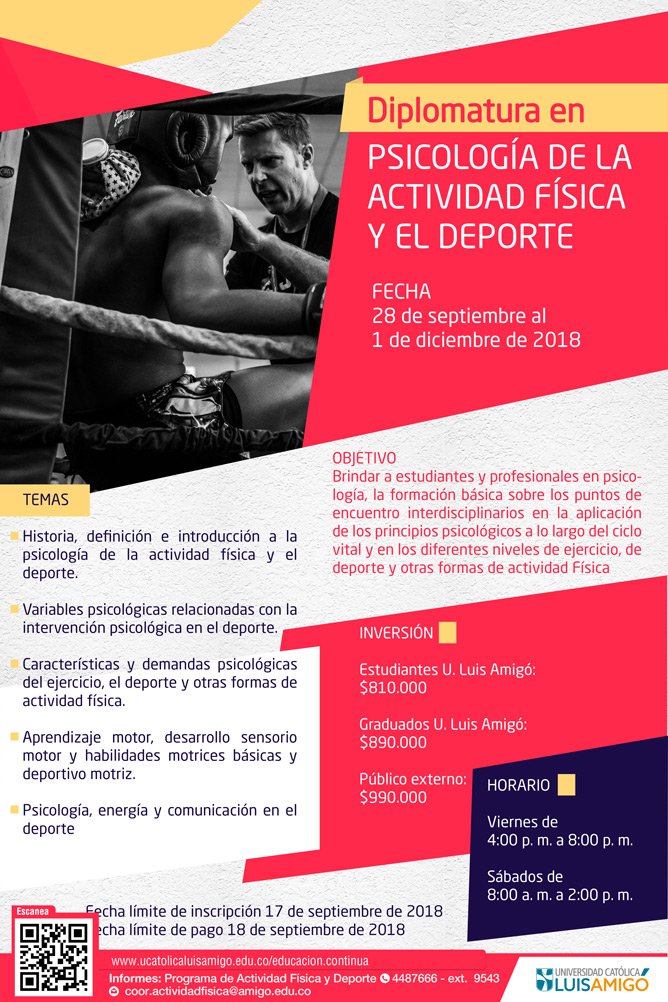 Diplomatura en Psicología de la actividad física y el deporte