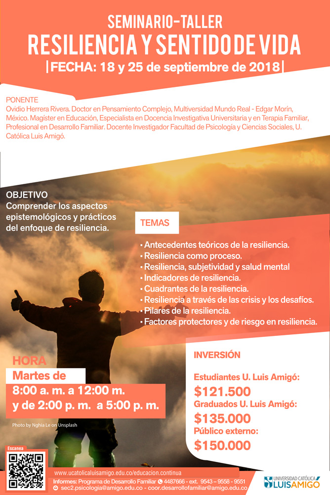 Seminario-Taller Resiliencia y sentido de vida