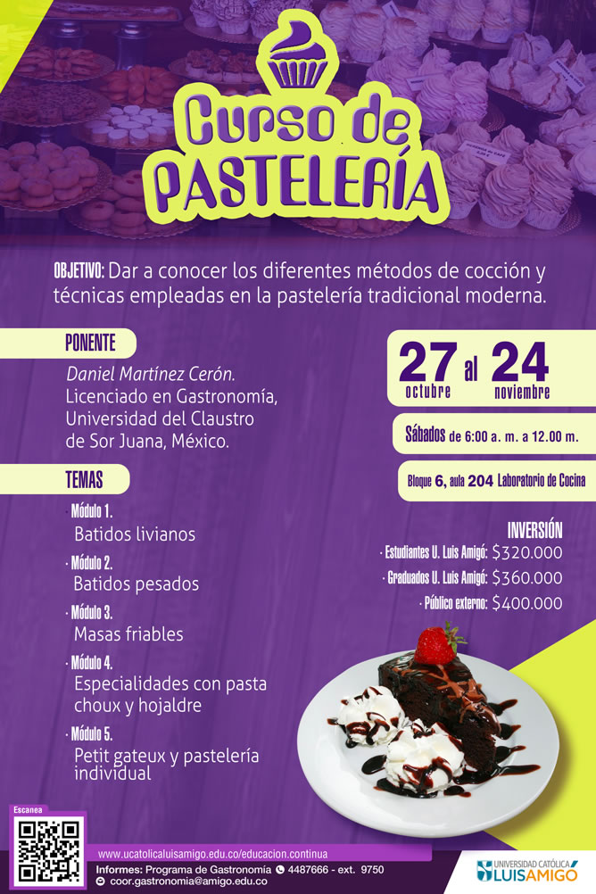 Curso de Pastelería