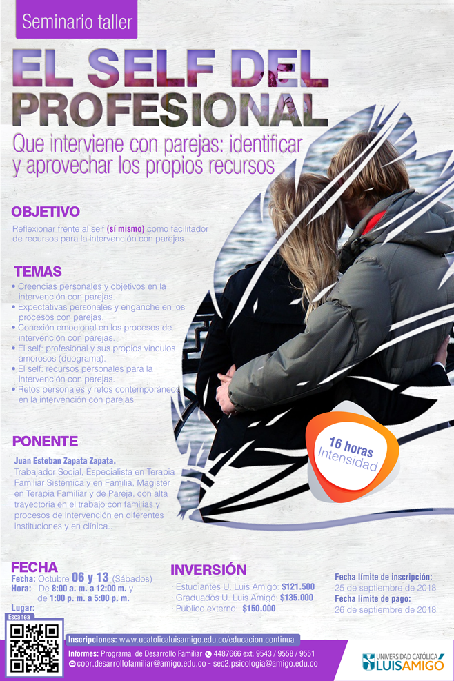 Seminario-Taller El Self del profesional que interviene con parejas