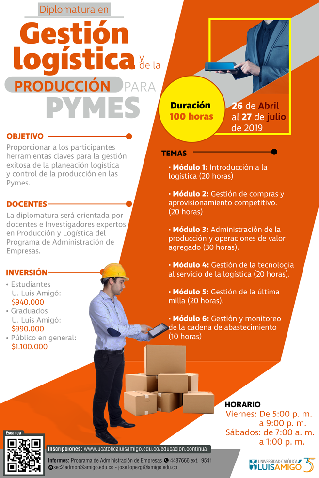 Diplomatura gestión logística y de la producción para Pymes