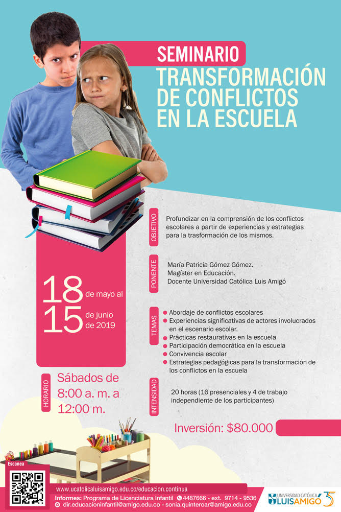 Seminario Transformación de conflictos en la escuela