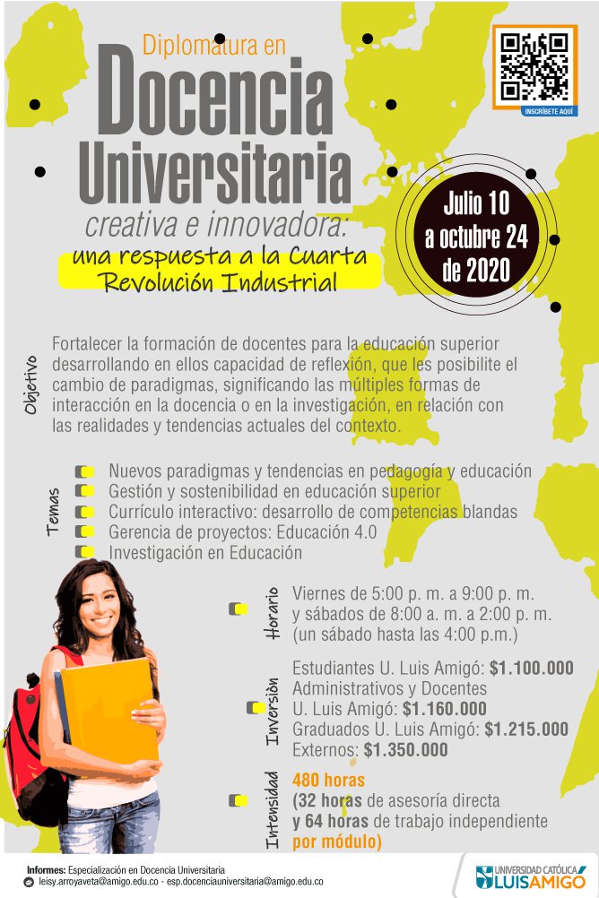 Diplomatura en Docencia universitaria creativa e innovadora: una respuesta a la cuarta revolución industrial