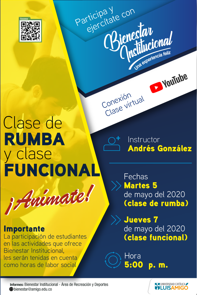 Clase de Rumba y Clase Funcional 