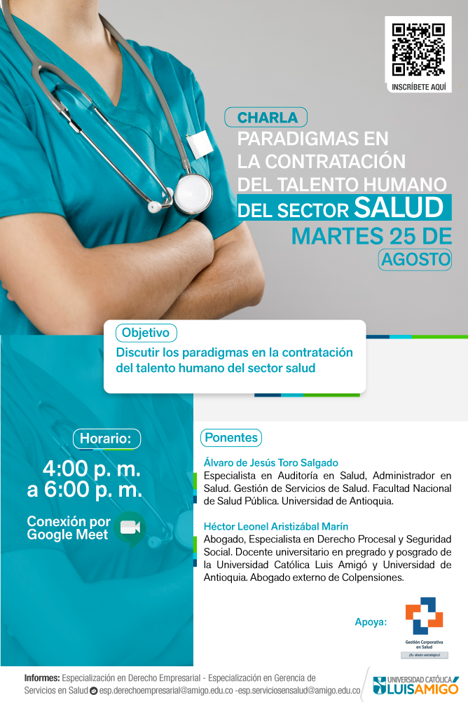 Charla Paradigmas en la contratación del talento humano del sector salud