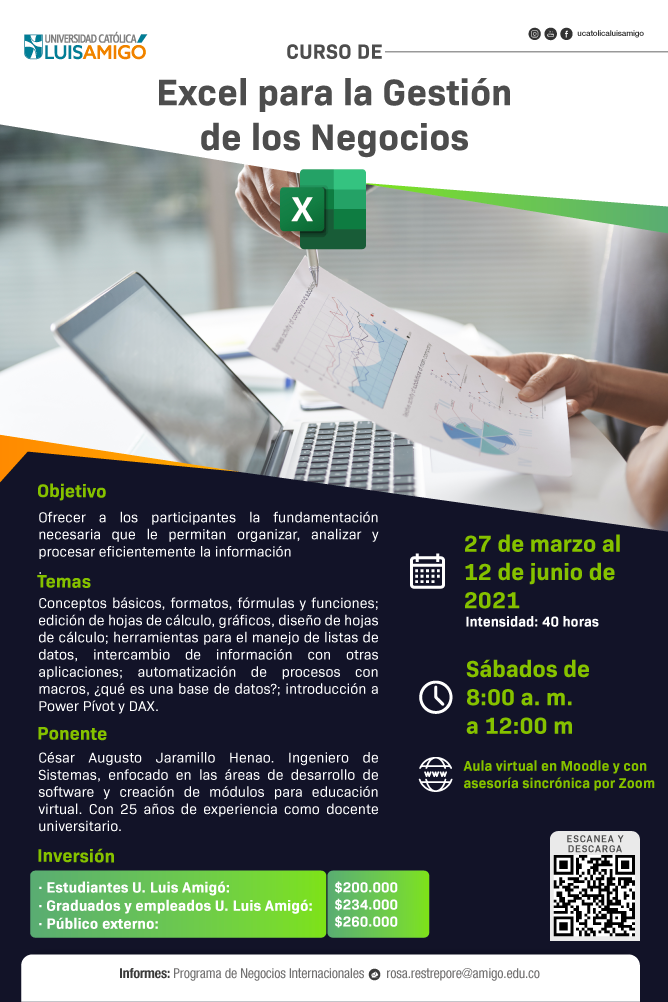 Curso de Excel para la gestión de los negocios
