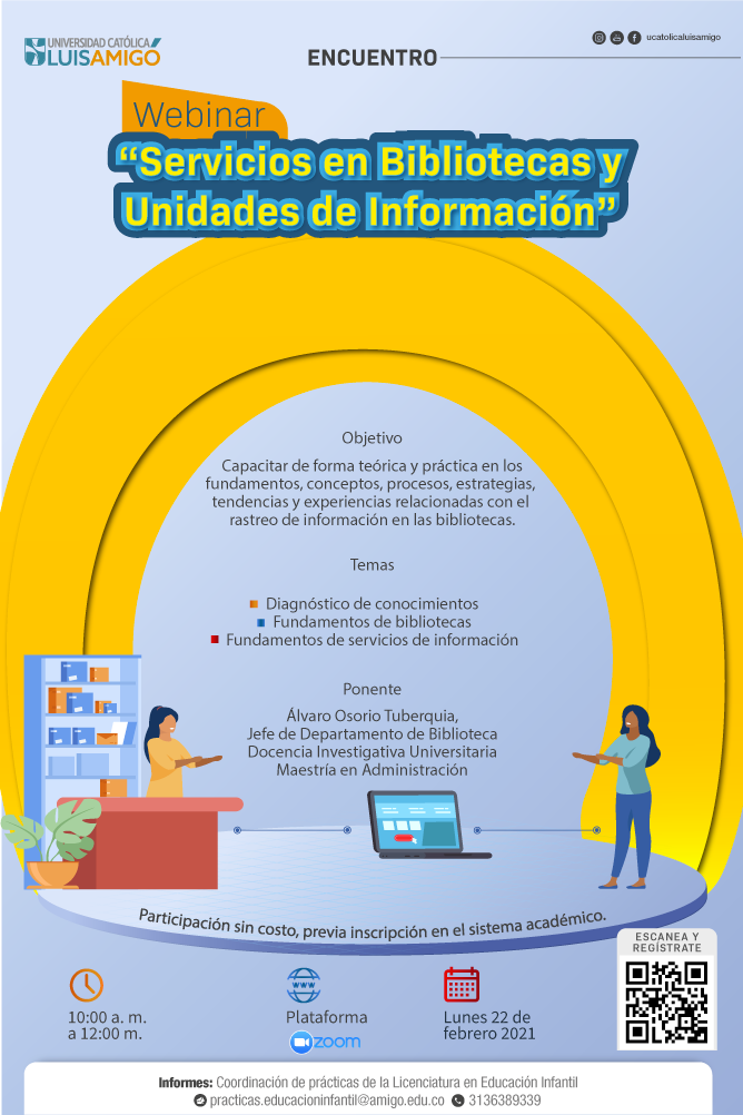 Webinar Servicios Bibliotecas Unidades Información