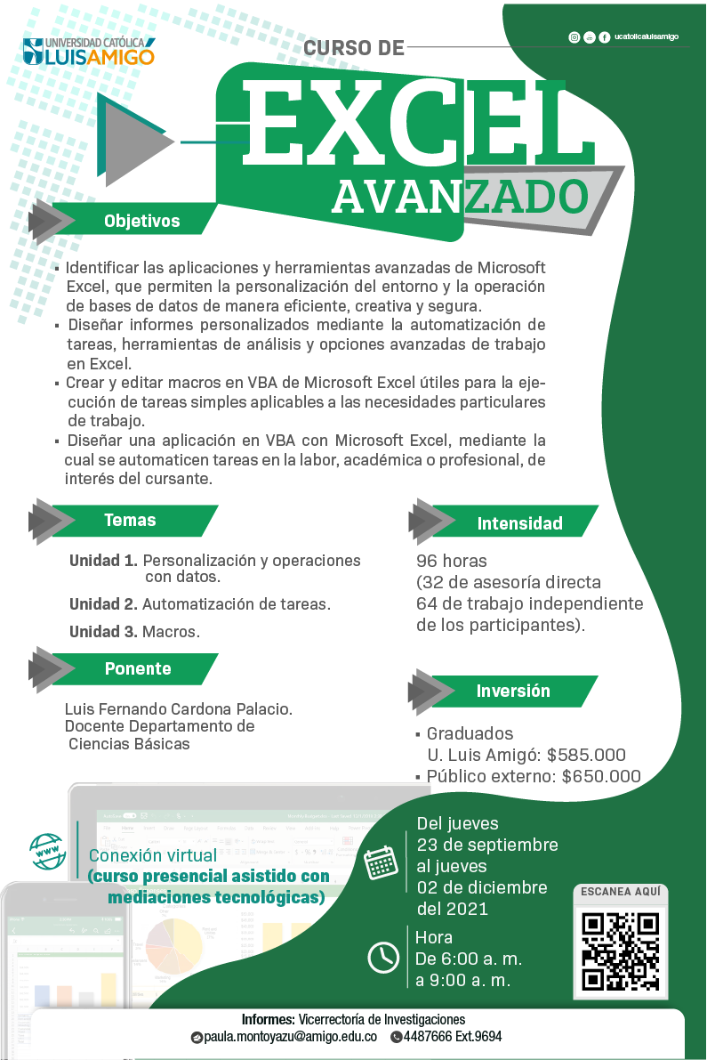 curso excel avanzado