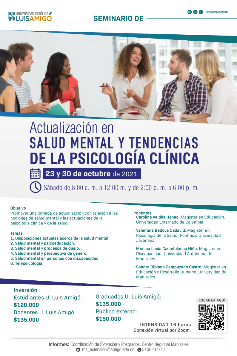 Seminario de Actualización en Salud Mental y Tendencias de la Psicología Clínica