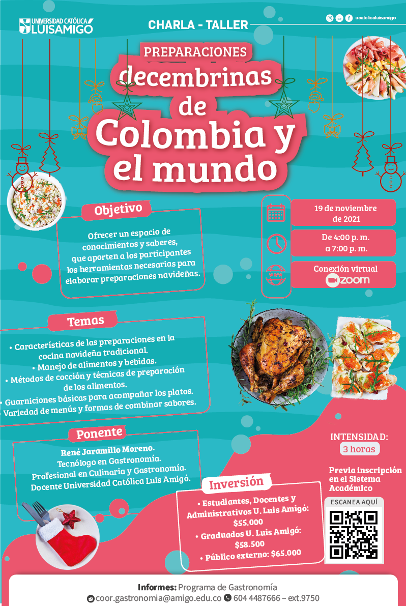 Preparaciones decembrinas de Colombia y el mundo