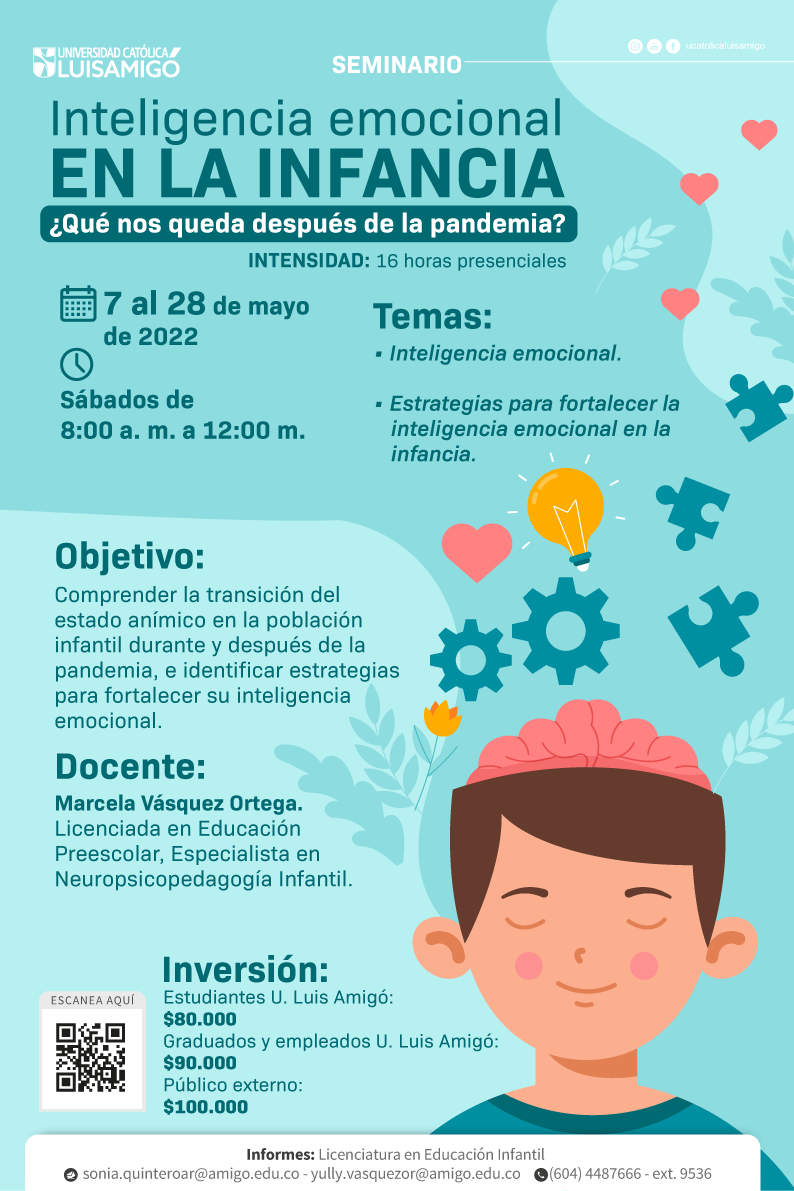 Seminario Inteligencia Emocional en la Infancia : ¿Qué nos queda después de la pandemia?