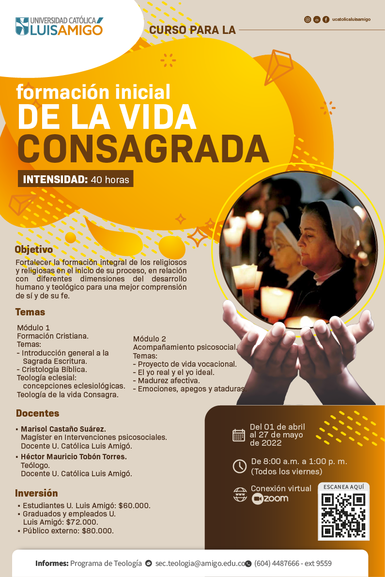 Curso Formación Inicial de la Vida Consagrada