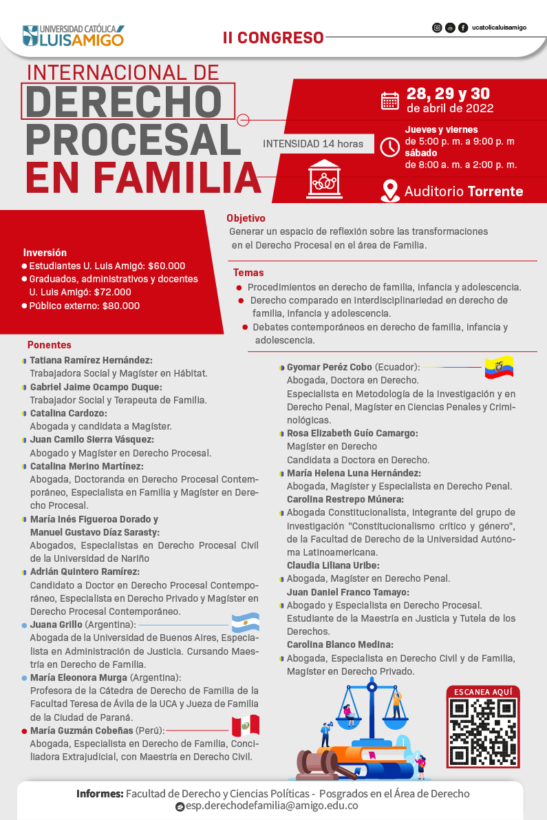 II congreso internacional de derecho procesal en familia