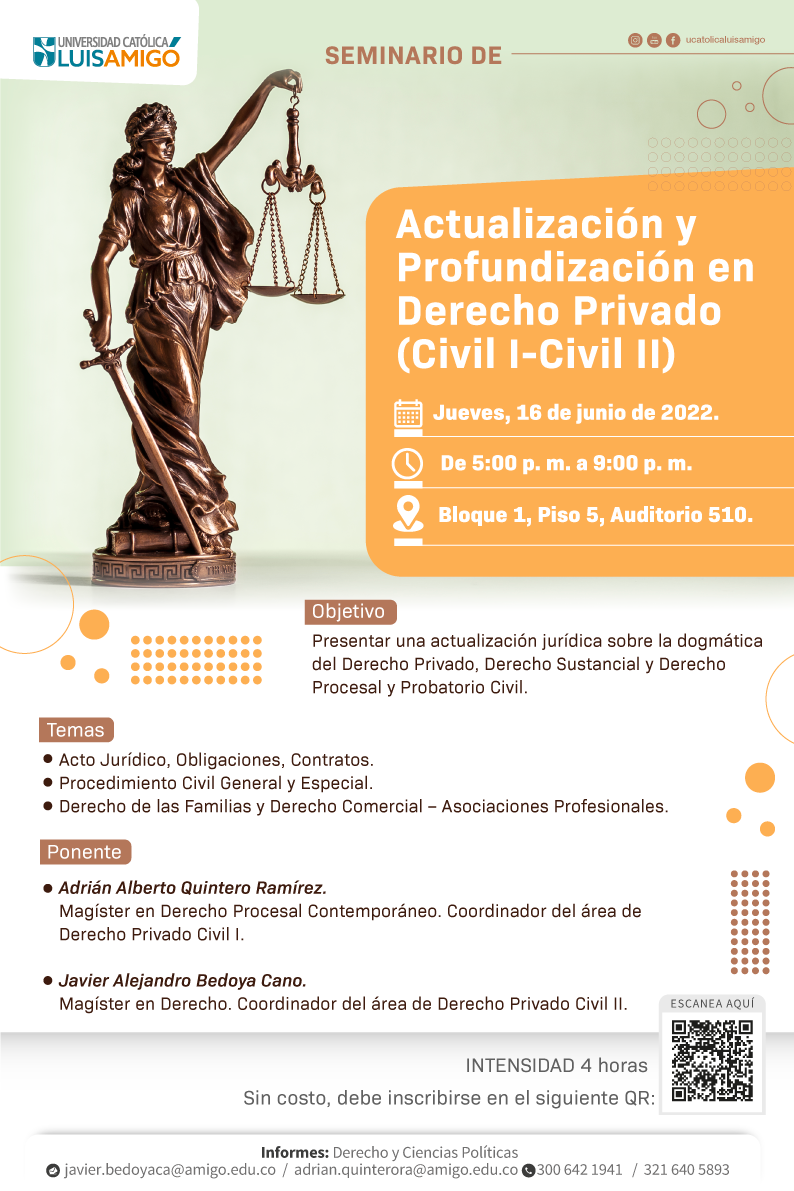 Seminario de Actualización y Profundización en Derecho Privado (Civil I-Civil II)