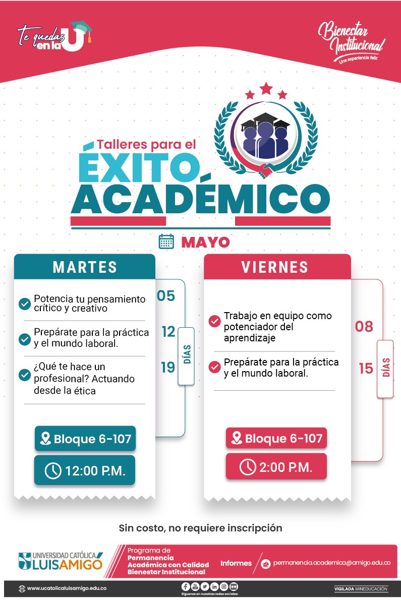 Talleres Éxito Académico Mayo