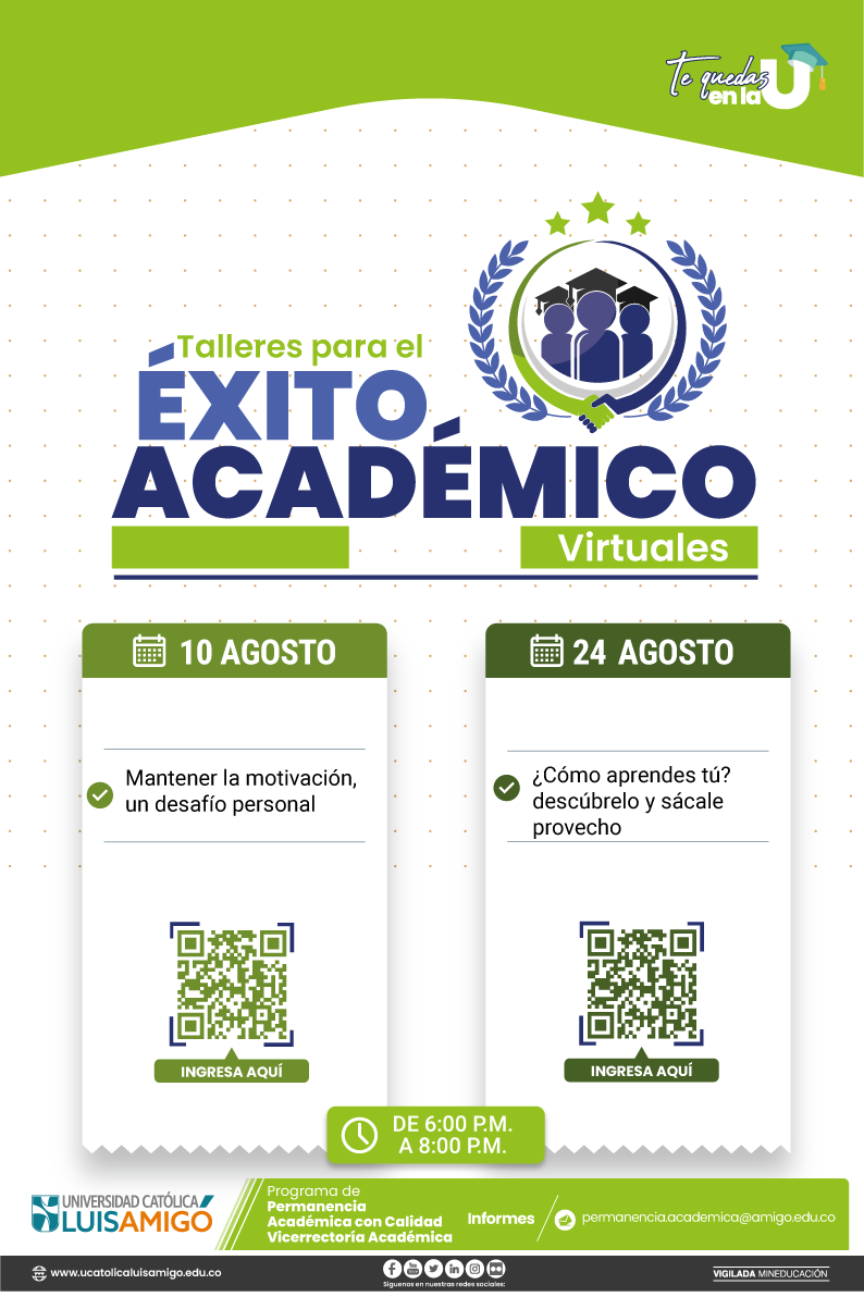 Talleres de Éxito Académico Virtual 1