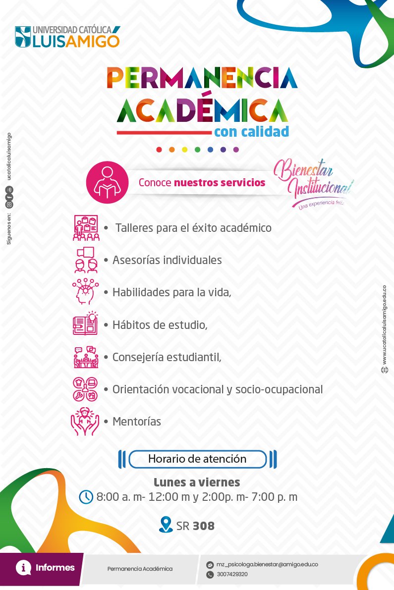 Nuestros Servicios de Permanencia Academica Universidad 