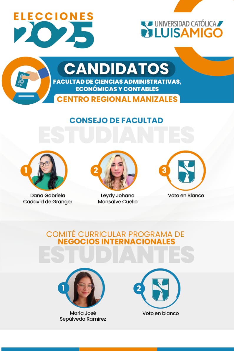 Candidato estudiante Facultad Administra