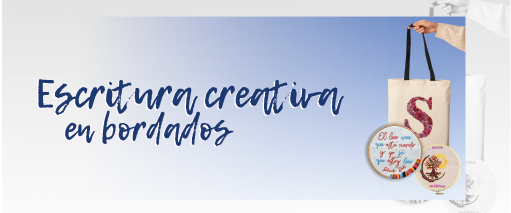   Escritura creativa en bordados